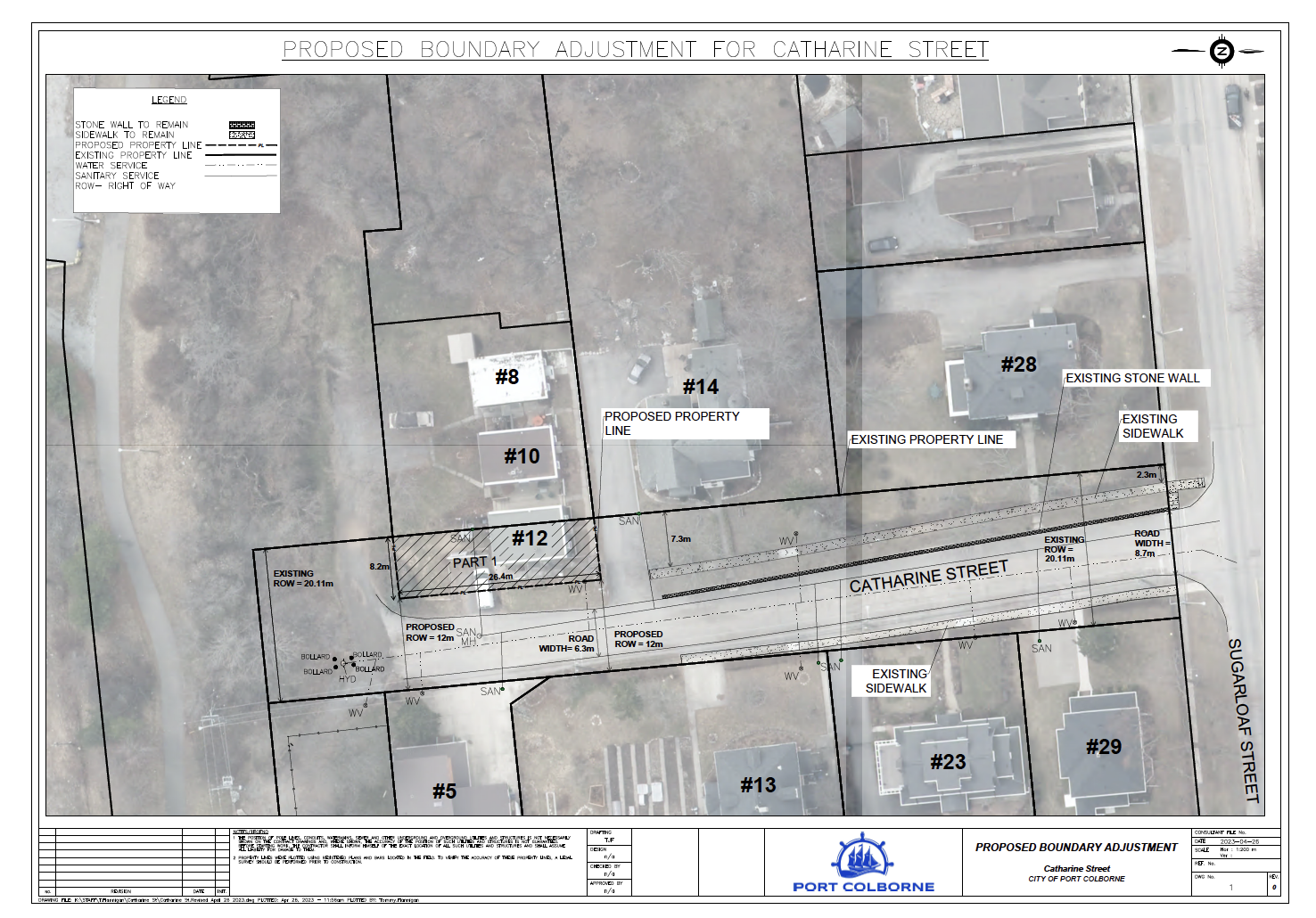 Catherine Street Map